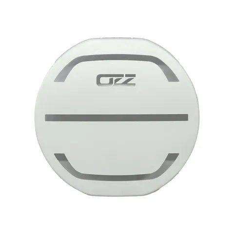 OZZ 9" Deksel rundt hvit