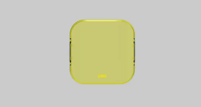 OZZ SQR 3" deksel gult for 88118/119/510 