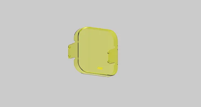 OZZ SQR 3" deksel gult for 88118/119/510 