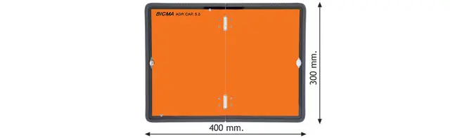 ADR skilt folding 400x300mm aluminium 