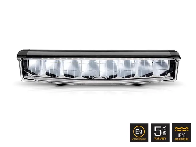 LAZER AIR-55 Fjernlys LED-bar m/parklys og varsellys, 8 LED, 411mm 