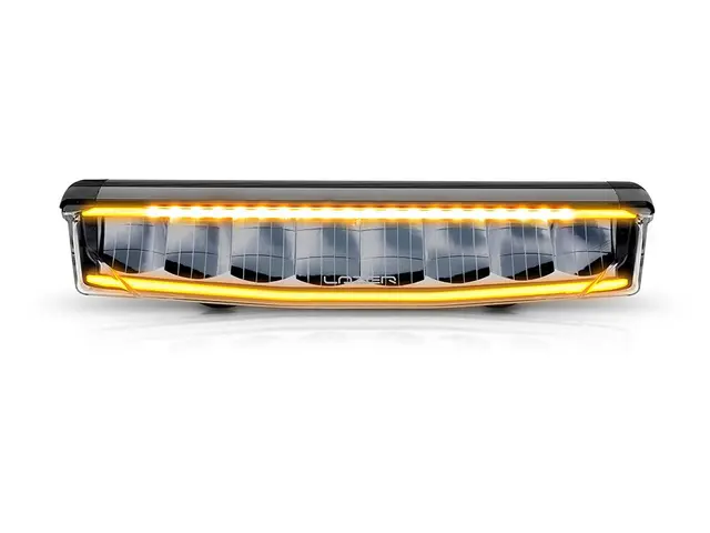 LAZER AIR-55 Fjernlys LED-bar m/parklys og varsellys, 8 LED, 411mm 