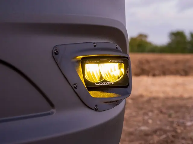 LAZER Tåkelys oppgr. f/ MB Sprinter 18-> m/2xCarbon-2 Drive (gul nærlysmodus) 