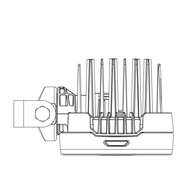 TYRI D10 Baseline R2 Swivel asym 12v 2800 lm høyrelampe 