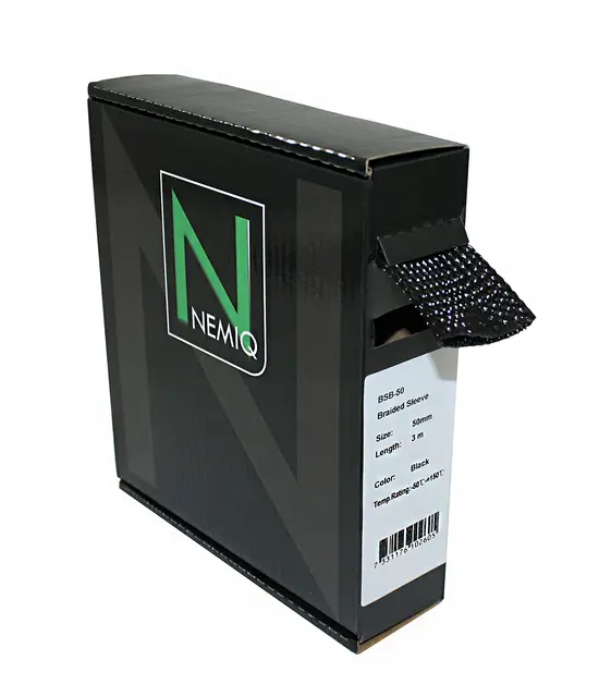 Flettet beskyttelsesstrømpe i miniboks diameter: 20-28mm, lengde: 5m 