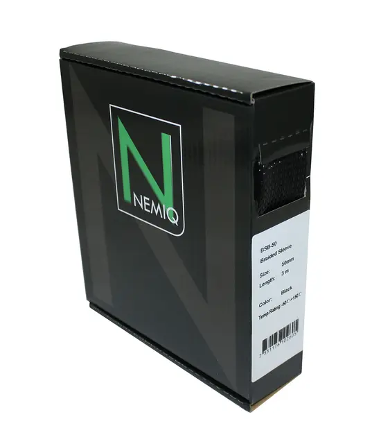 Flettet beskyttelsesstrømpe i miniboks diameter: 20-28mm, lengde: 5m 