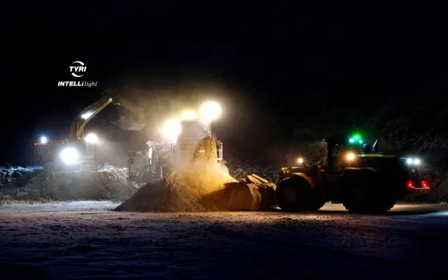 TYRI Intellilight LED arbeidslampe Asymetrisk 