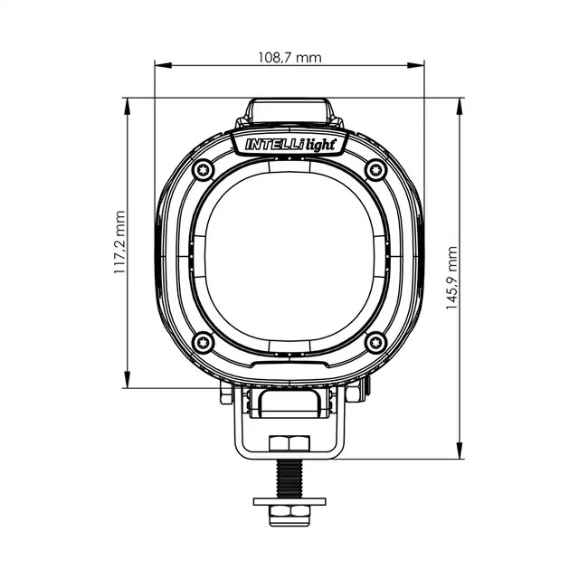 TYRI Intellilight LED arbeidslampe Asymetrisk 