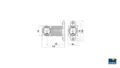VIGNAL markeringslys Led lang arm 1,7 m kabel