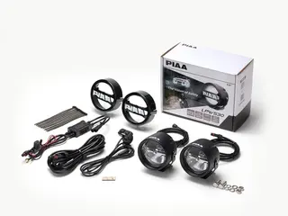 PIAA | LED MC lamper 3,5&#39;&#39; 6000K med bryter og ledn.nett