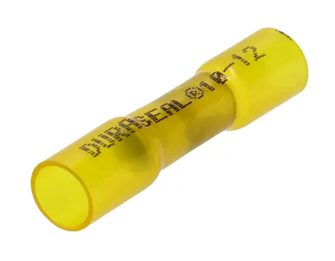 Duraseal krympeskjøt gul 50pk Dim: 4,0 - 6,6mm²