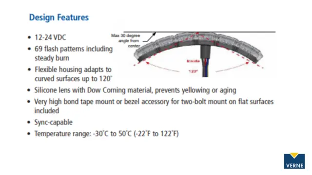 ECCO 12 Led varsellys Ultraflex gul / hvit 