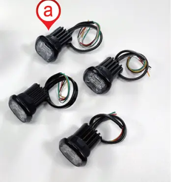 JULUEN CR6 6-LED varsellys innfellbar 4 pk