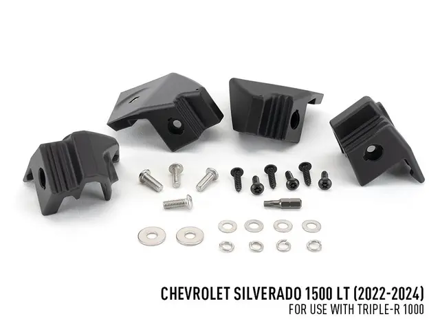 LAZER Chevrolet Silverado 1500 LT 2022-> Grillkit med 2x Triple-R 1000 Elite 
