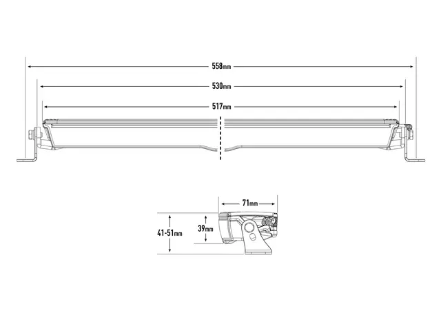 LAZER VW Transporter T7 (2025->) Grillkit med Glide Elite 52cm 