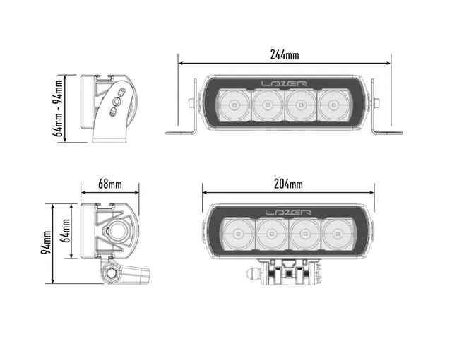 LAZER MB Vito 2024+ Grillkit med Lazer ST4 Evo 