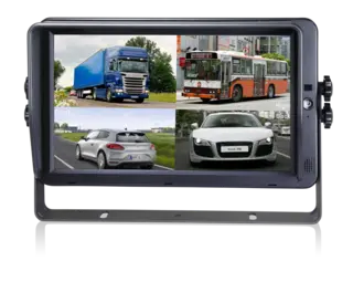 Ryggekamera monitor 7&quot; hd quad-view 22-pin