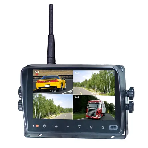 Ryggekamera Monitor 7" HD quad trådløst