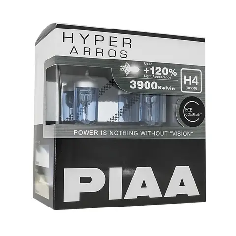 PIAA | H4 p&#230;re sett &#224; 2 stk. Hyper Arros +120%