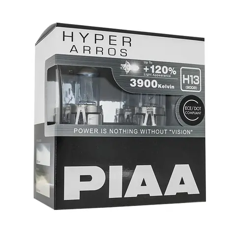 PIAA | H13 p&#230;re sett &#224; 2 stk. Hyper Arros +120%