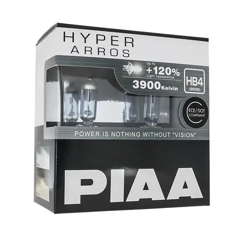PIAA | HB4 p&#230;re sett &#224; 2 stk. Hyper Arros +120%