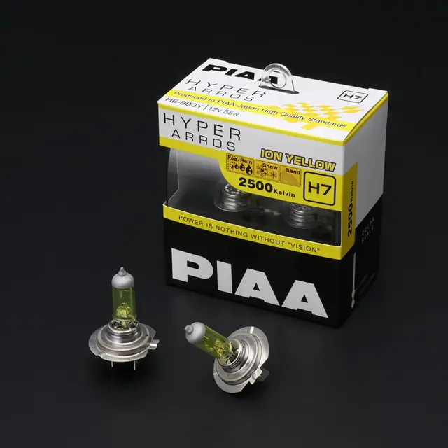 PIAA | H7 | Hyper Arros Yellow 2500K Halogen pære 