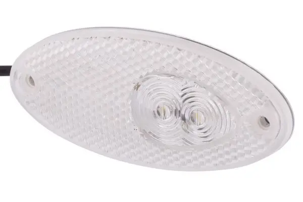 HELLA markeringslys LED hvit 12V 