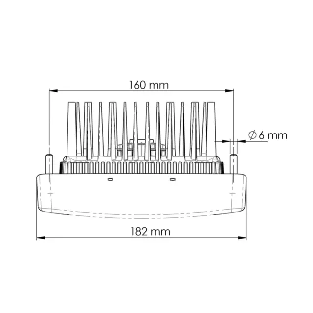 Tyri hovedlys LED høyre 24V 