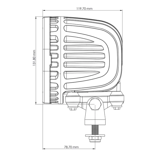 TYRI Arbeidslampe 1313 Symmetrisk 12/24V 