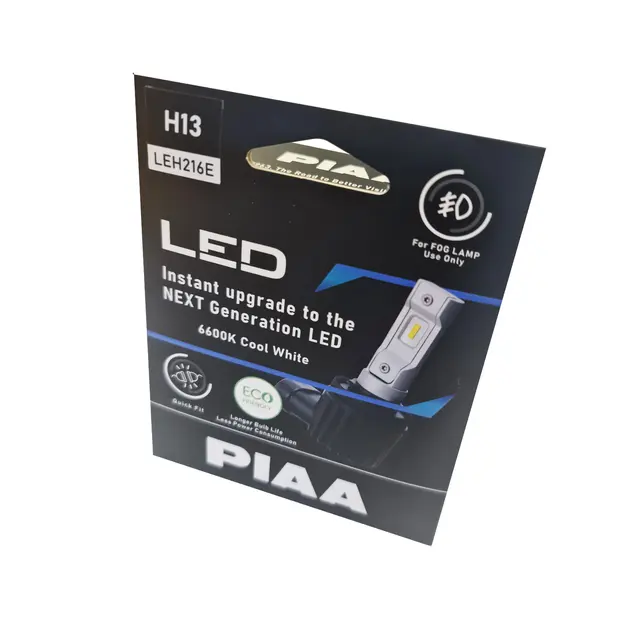 PIAA | H13 Tåkelys LED ombygnings Kit med integrert CanBus motstand 6600K 