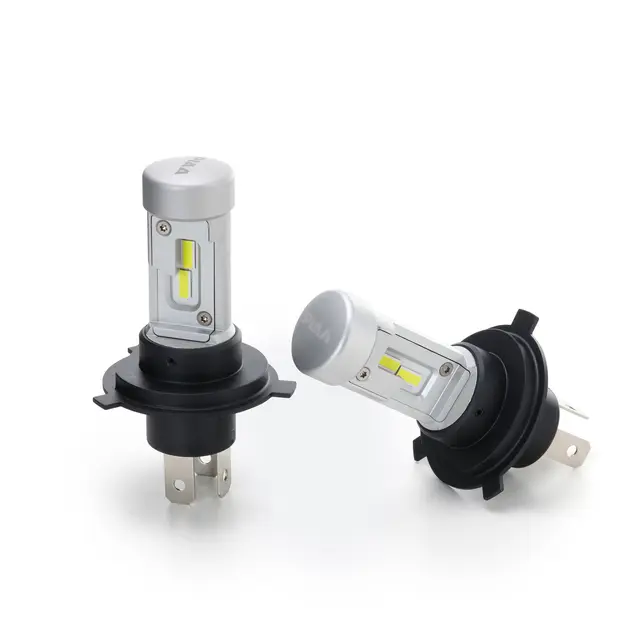 PIAA H4 LED ombygningskit m/ integr. CAN-bus motst. 6000K, 12/24V 