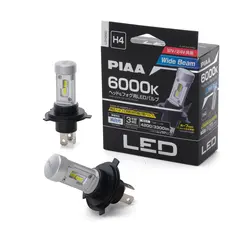 PIAA H4 LED ombygningskit m/ integr. CAN-bus motst. 6000K, 12/24V