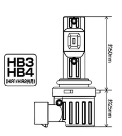 PIAA HB3/HB4/HIR1/HIR2 LED ombygningskit m/ integr. CAN-bus motstand, 6000K, 12V 