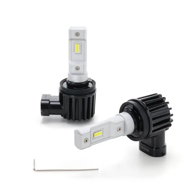 PIAA H11/H8/H9/H16 LED ombygningskit m/ integr. CAN-bus motstand, 6000K, 12V 