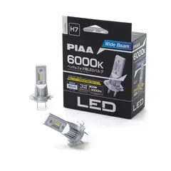 PIAA H7 LED ombygningskit m/ integr. CAN-bus motstand, 6000K, 12V