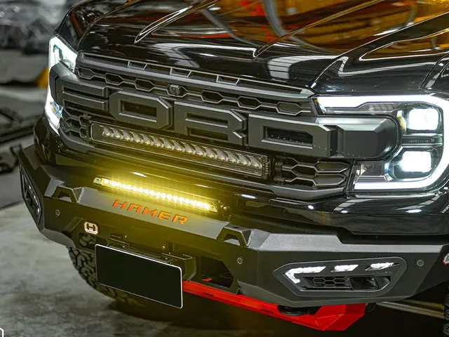 LAZER LINEAR18 ELITE+ fjernlys LED-bar 532mm,18 LED fjernlys m/gult og hvit lys 