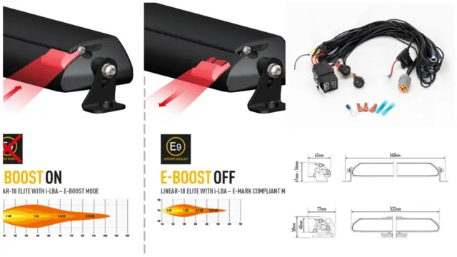 LAZER Linear-18 Elite 532mm med adaptiv sensor 