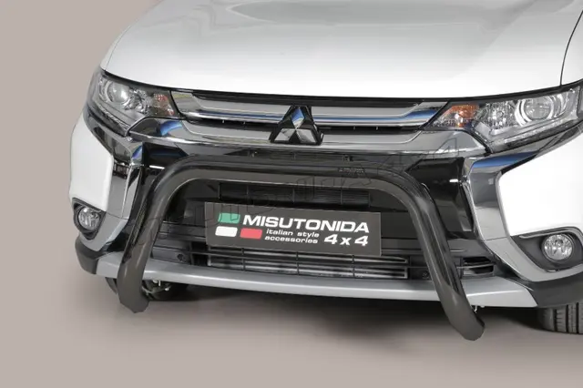 MISUTONIDA Frontbøyle Mitsubishi Outlander 15- Super Bar Ø76 sort 