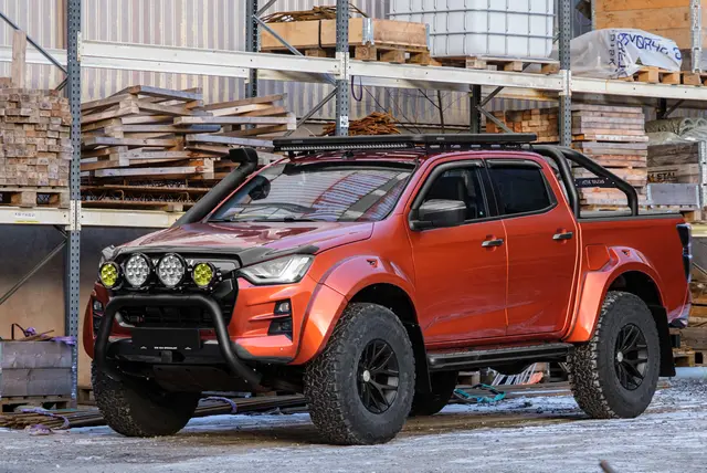 MISUTONIDA Frontbøyle Isuzu D-max 20- Super Bar Ø76 sort 