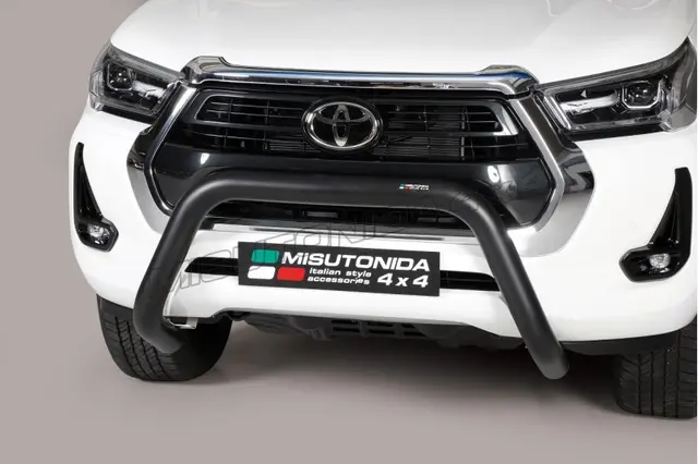 MISUTONIDA Frontbøyle Toyota Hilux 21- Super Bar Ø76 sort 