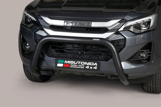MISUTONIDA Frontbøyle Isuzu D-max 24- Super Bar Ø76 sort (facelift) 