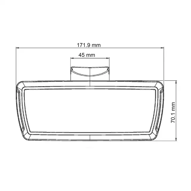 TYRI Arbeidslampe 0717 Asymmetrisk 12V 