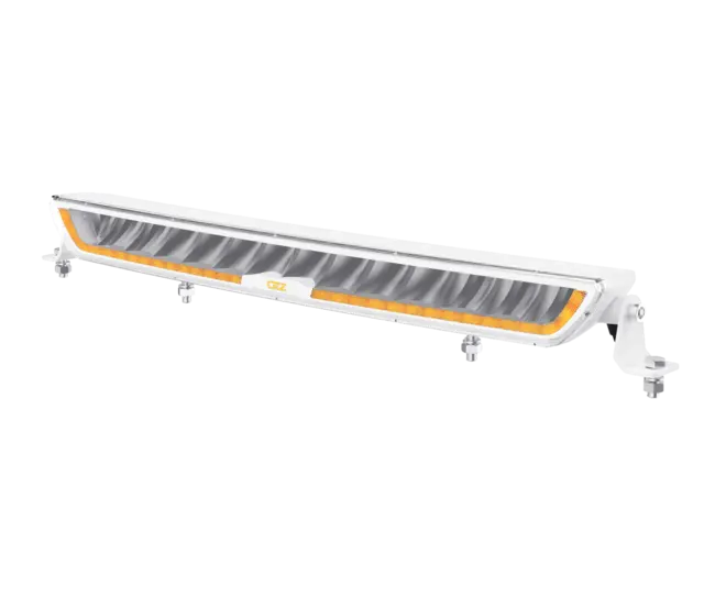 OZZ XB1 P20" fjernlys ledbar m/posisjonslys Hvitt hus 
