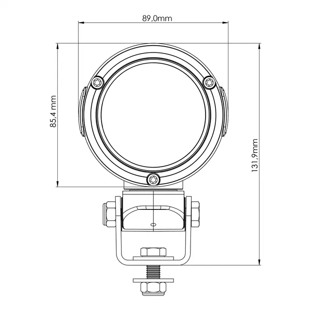 TYRI ARB LYS 12V D8-1400EL Bred symetrisk 