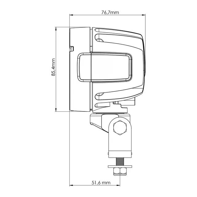 TYRI ARB LYS 12V D8-1400EL Bred symetrisk 