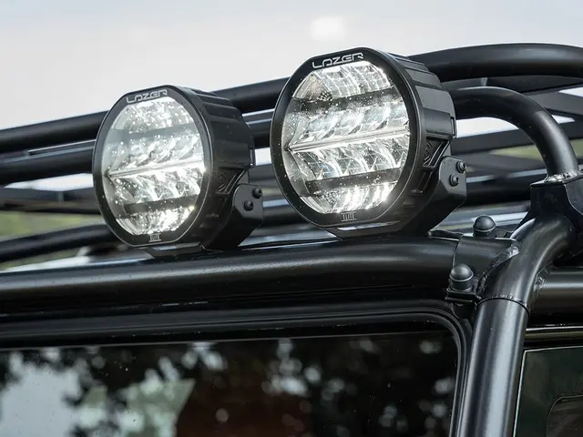 LAZER SENTINEL 7" ELITE fjernlys 24 LED, m/ parklys, 10248 lumen 