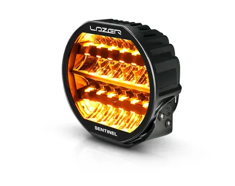 LAZER Sentinel 9" Highline PL2 sort Fjernlys m/parklys
