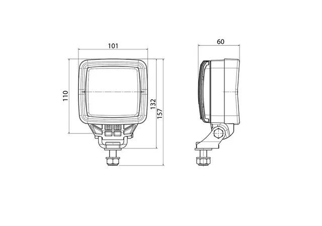 ABL Arbeidslampe LED 22W 2000 Lm Flood DT 