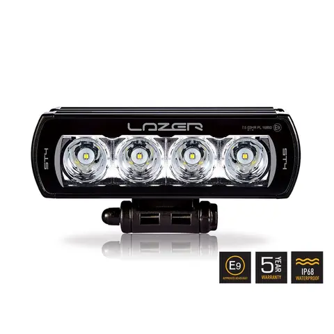 LAZER LED-bar EVO 204mm, 4 LED, fjernlys