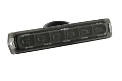 911 SIGNAL LED varsellys flex 6 LED silikon modul sotet farge 130mm